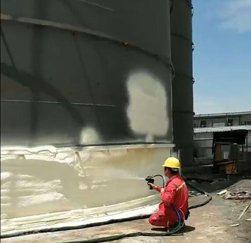 糧倉(cāng)聚氨酯保溫案例